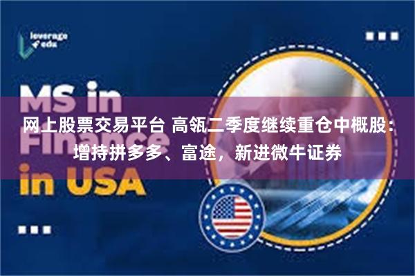 网上股票交易平台 高瓴二季度继续重仓中概股：增持拼多多、富途，新进微牛证券