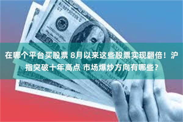 在哪个平台买股票 8月以来这些股票实现翻倍！沪指突破十年高点 市场爆炒方向有哪些？