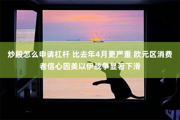炒股怎么申请杠杆 比去年4月更严重 欧元区消费者信心因美以伊战争显著下滑