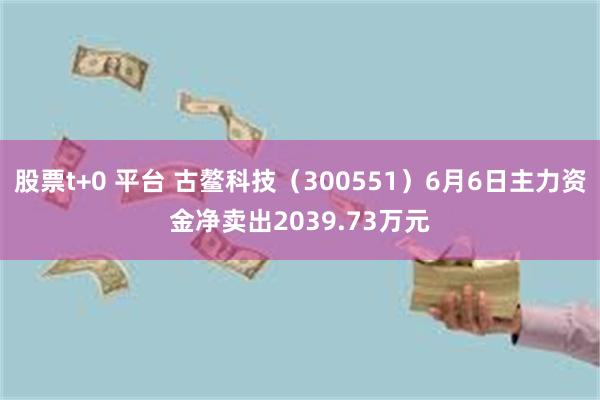 股票t+0 平台 古鳌科技（300551）6月6日主力资金净卖出2039.73万元