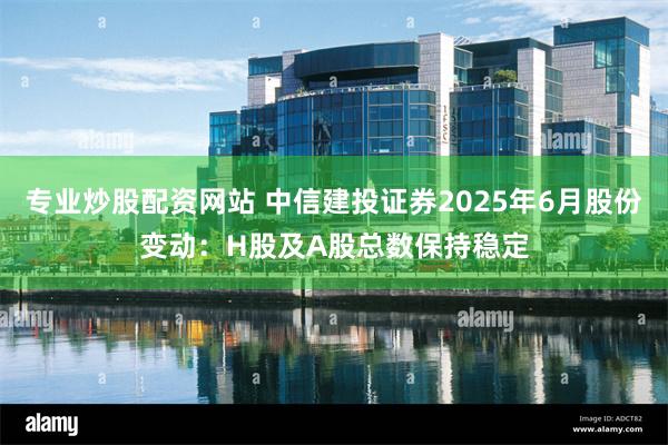 专业炒股配资网站 中信建投证券2025年6月股份变动：H股及A股总数保持稳定