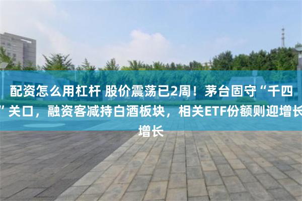 配资怎么用杠杆 股价震荡已2周！茅台固守“千四”关口，融资客减持白酒板块，相关ETF份额则迎增长