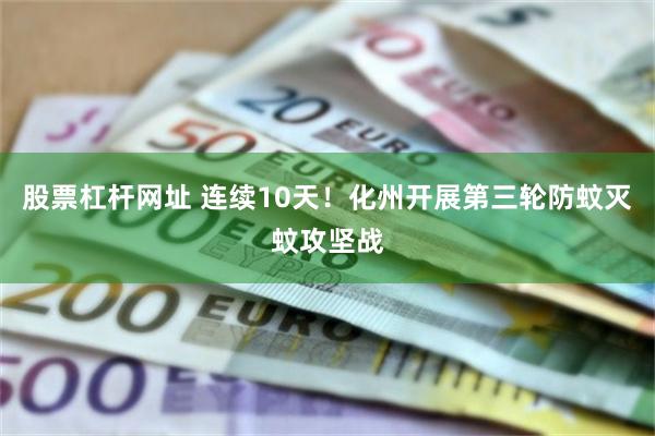 股票杠杆网址 连续10天！化州开展第三轮防蚊灭蚊攻坚战