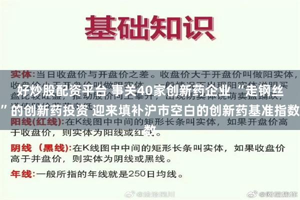好炒股配资平台 事关40家创新药企业 “走钢丝”的创新药投资 迎来填补沪市空白的创新药基准指数