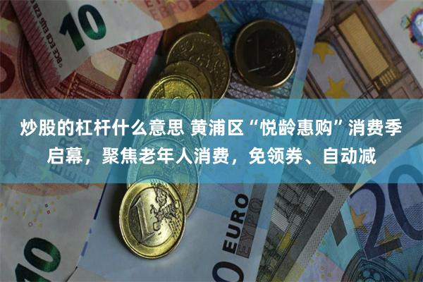 炒股的杠杆什么意思 黄浦区“悦龄惠购”消费季启幕,聚焦老年人消费,免领券、自动减